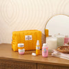 Build Your Mini Set Choose 4 products and get a FREE cosmetic bag.