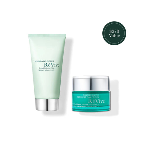 The Iconic Day Intro Set /Foaming Cleanser & Moisturizing Renewal Day Cream RéVive